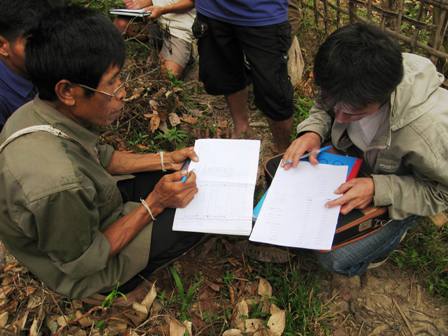 The thirty steps of supervising and recovering land for the indigenous and ethnic  minority people in Vietnam and Lao by SPERI methodologies 